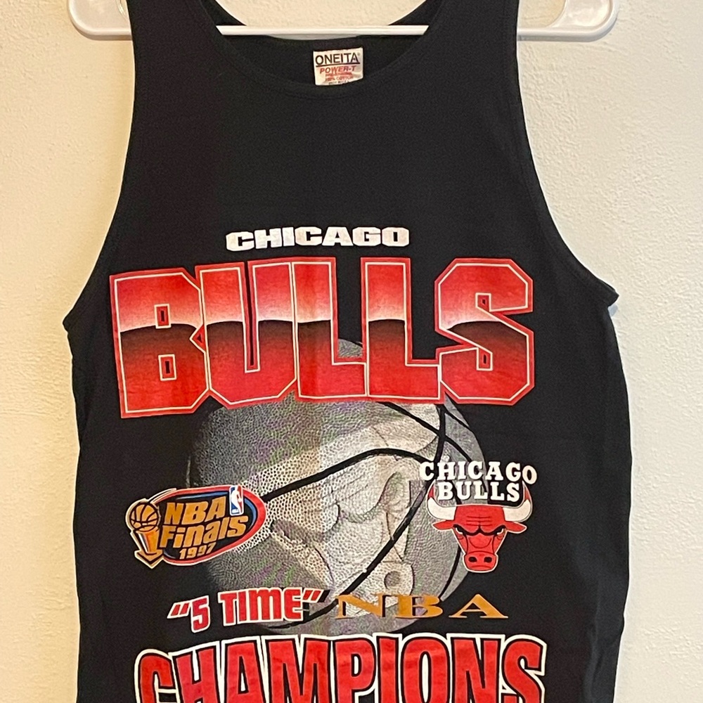 Vintage 1997 Chicago Bulls Finals Md Tank Top